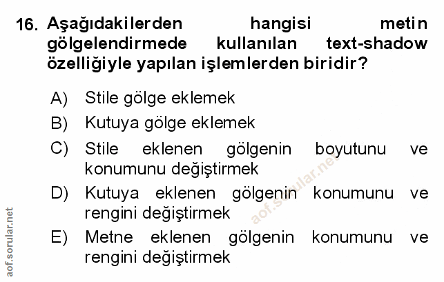 Soru 16