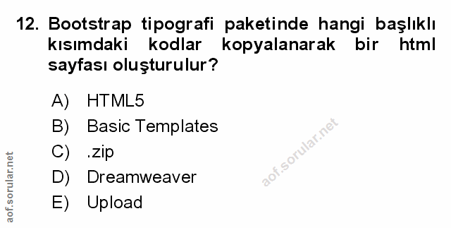 Soru 12