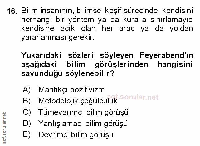 Soru 16