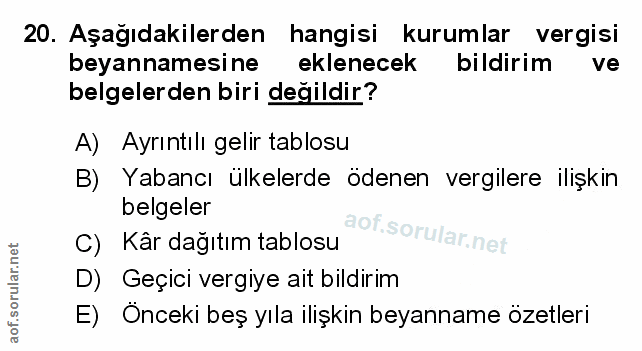 Soru 20