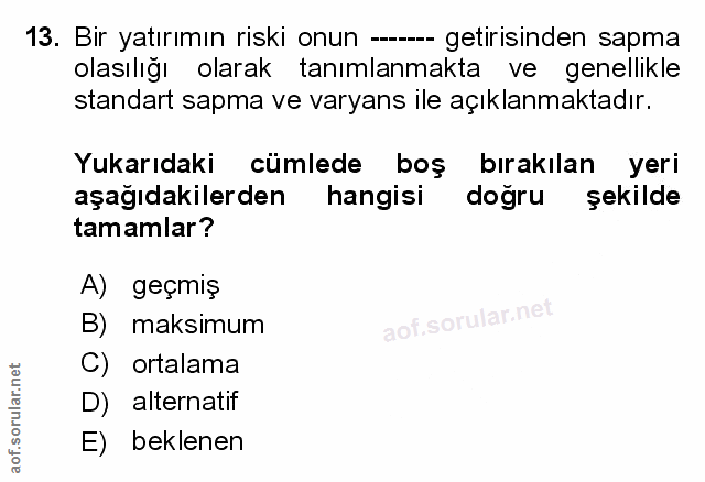 Soru 13