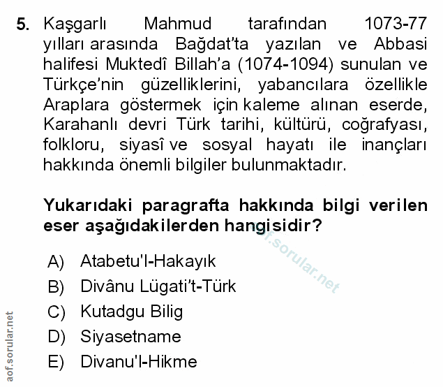 Soru 5