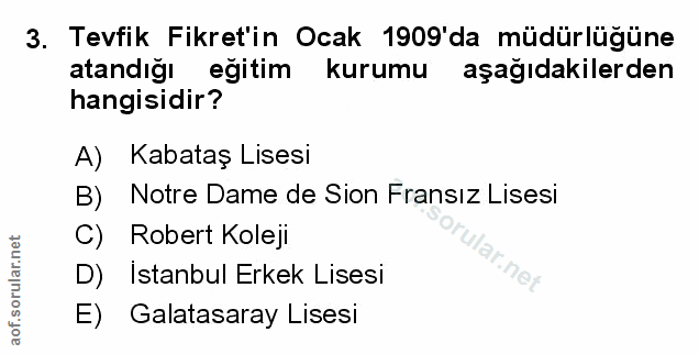 Soru 3