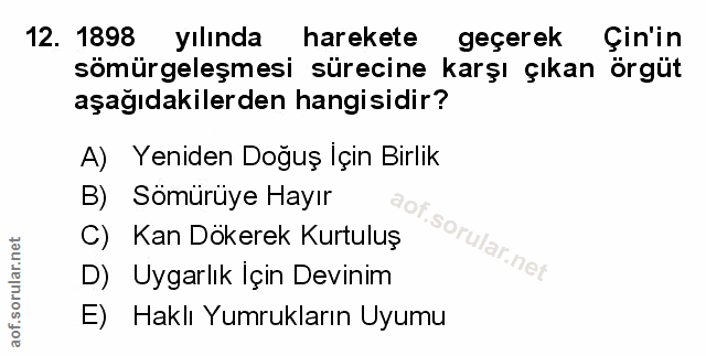 Soru 12
