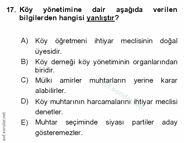 Soru 17