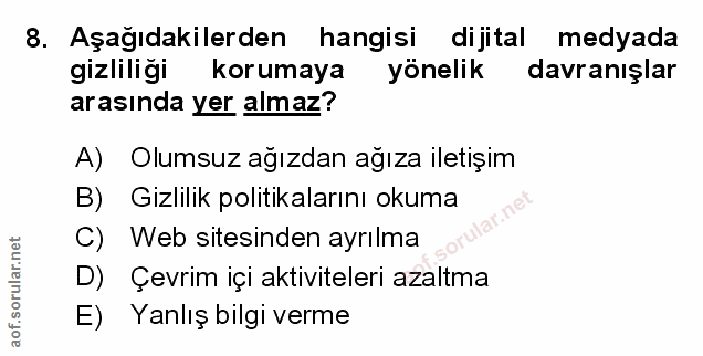 Soru 8