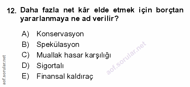 Soru 12
