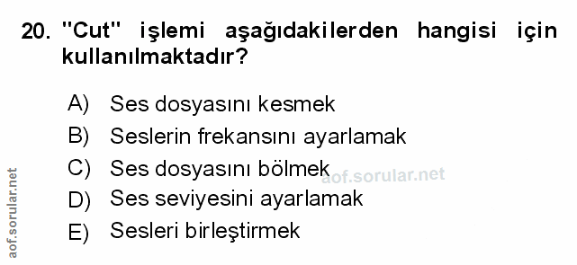Soru 20