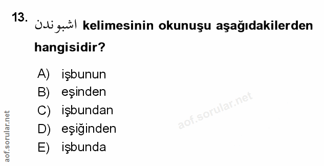Soru 13