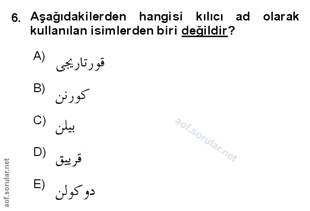 Soru 6