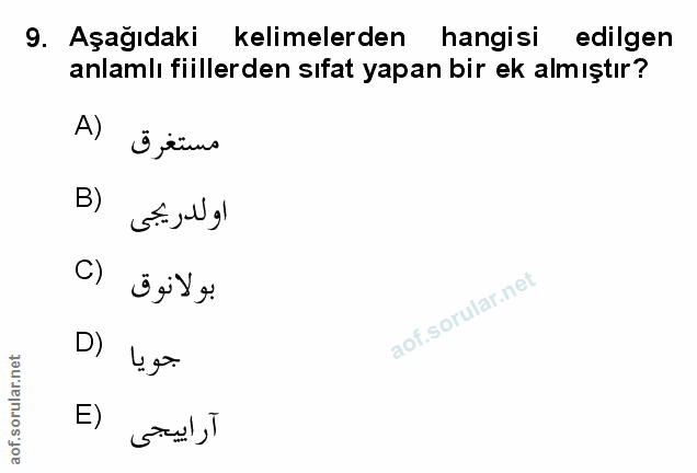 Soru 9
