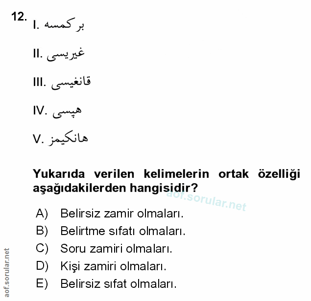 Soru 12
