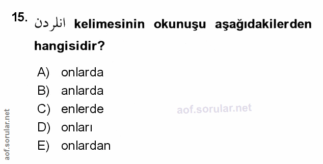 Soru 15