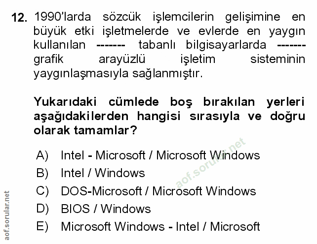 Soru 12