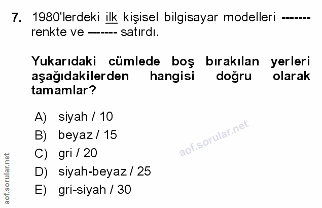 Soru 7