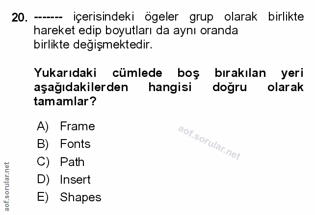 Soru 20