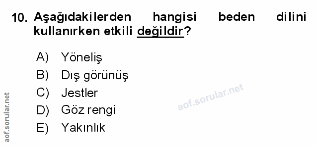 Soru 10