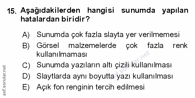 Soru 15