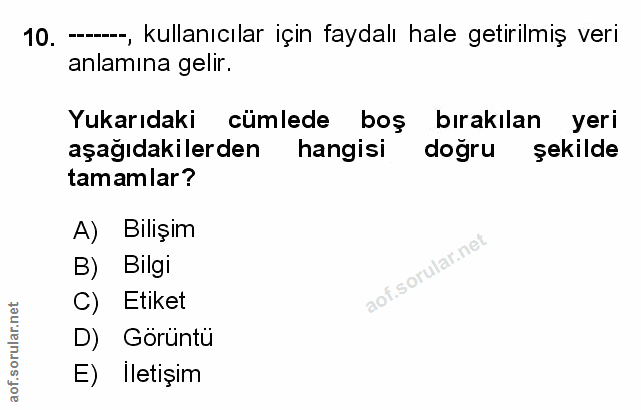 Soru 10