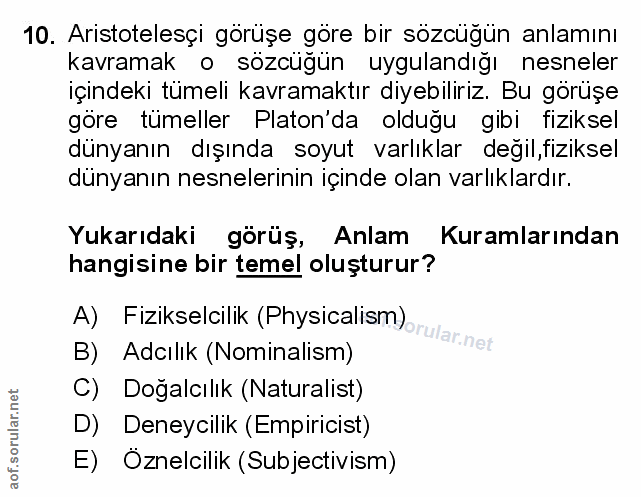 Soru 10