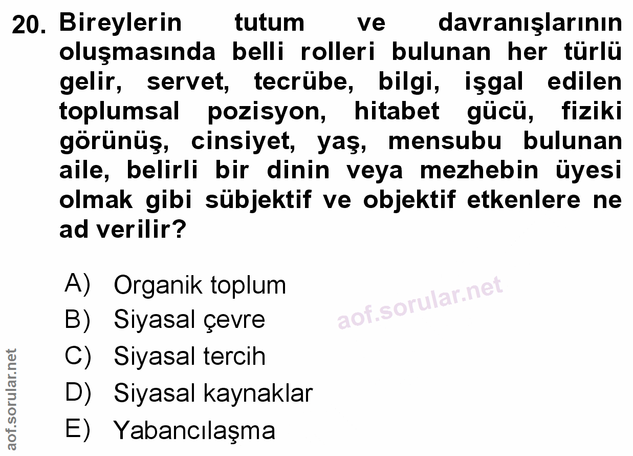 Soru 20