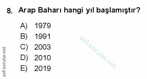 Soru 8