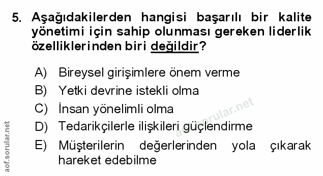 Soru 5