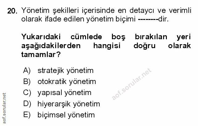 Soru 20