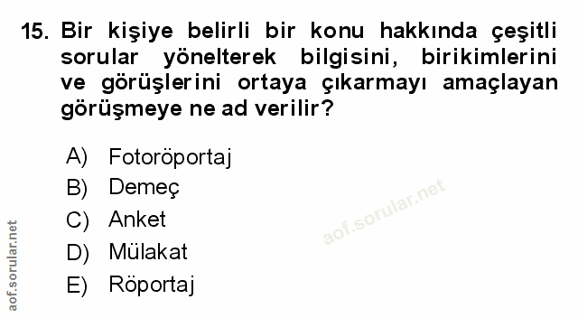 Soru 15