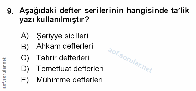Soru 9