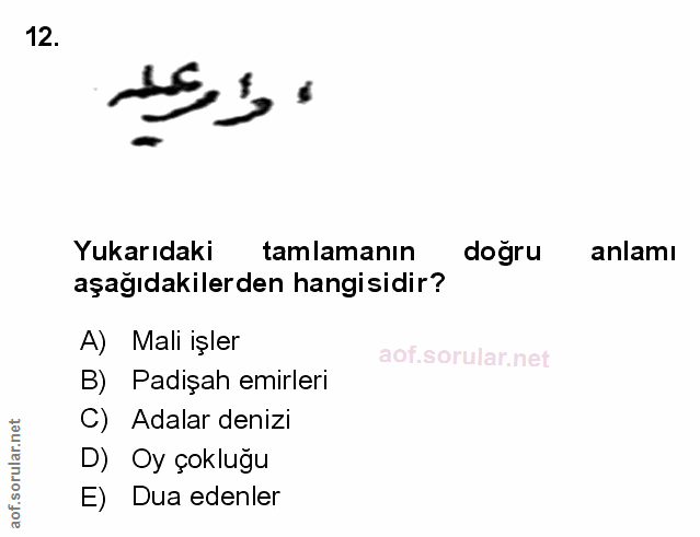 Soru 12