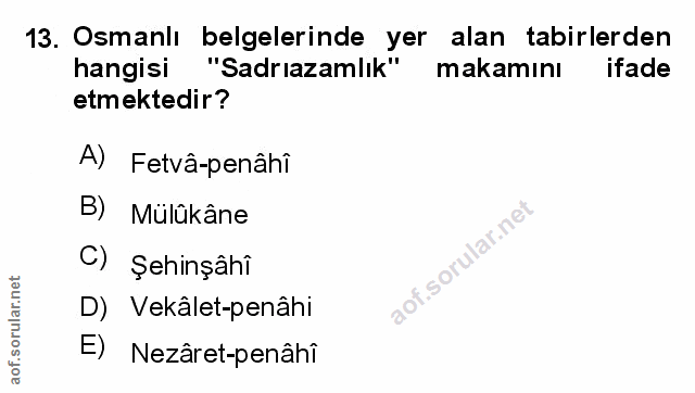 Soru 13