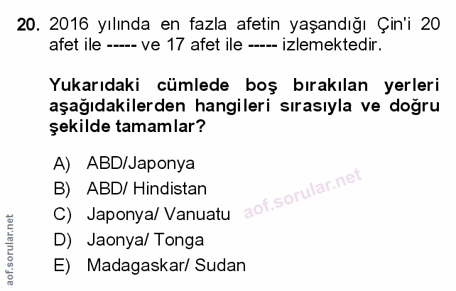 Soru 20
