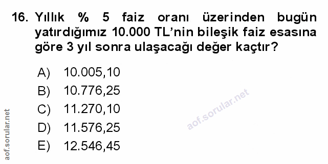 Soru 16