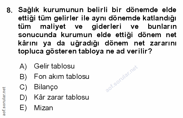 Soru 8