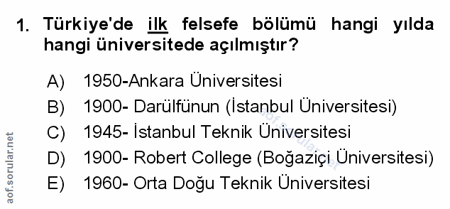 Soru 1