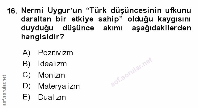 Soru 16