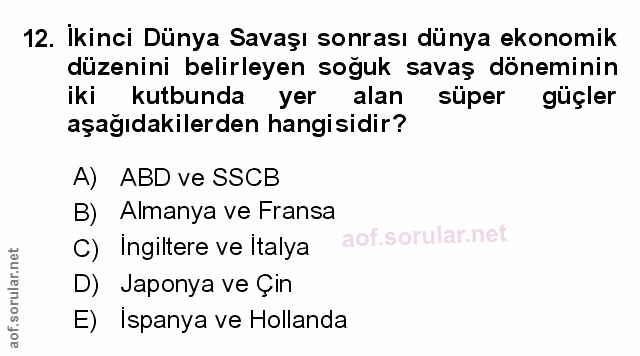 Soru 12