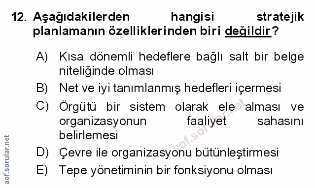 Soru 12