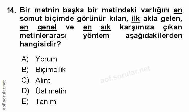 Soru 14