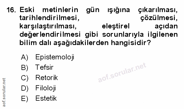 Soru 16