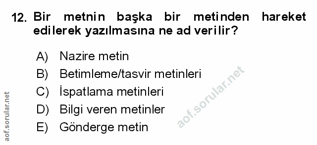 Soru 12