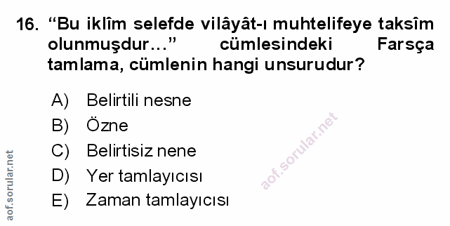 Soru 16