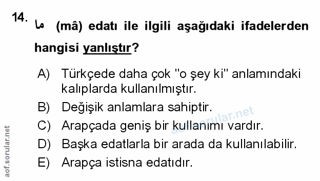 Soru 14