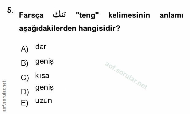 Soru 5