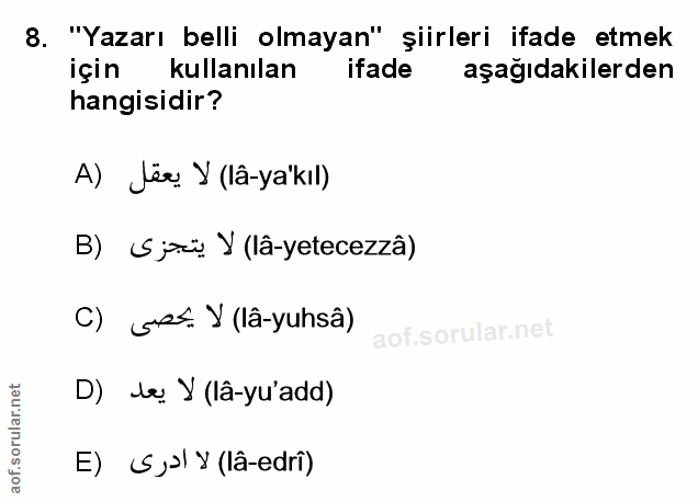 Soru 8