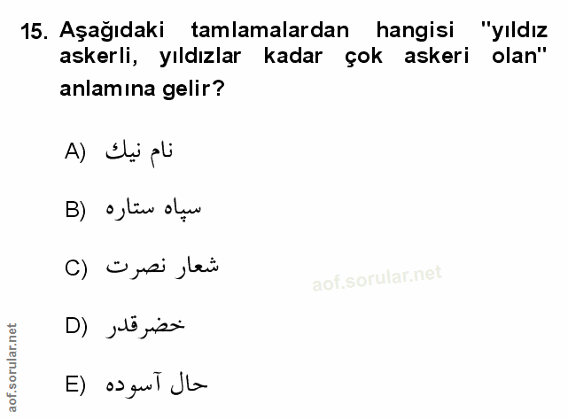Soru 15