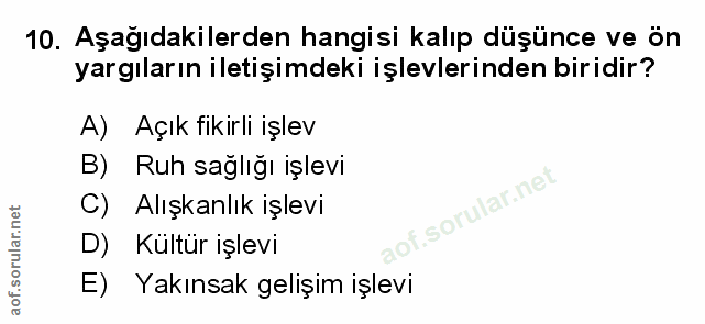 Soru 10