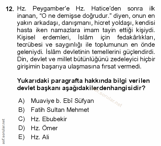 Soru 12