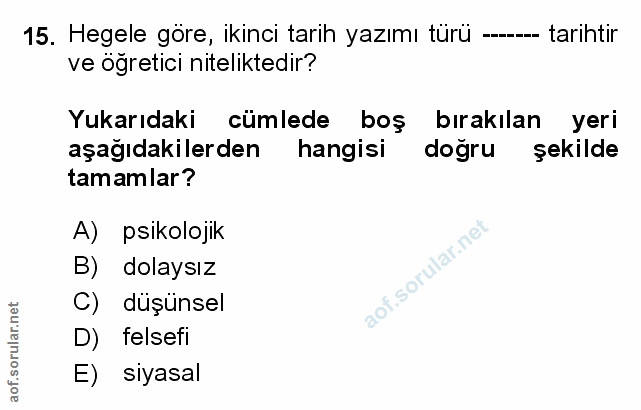 Soru 15
